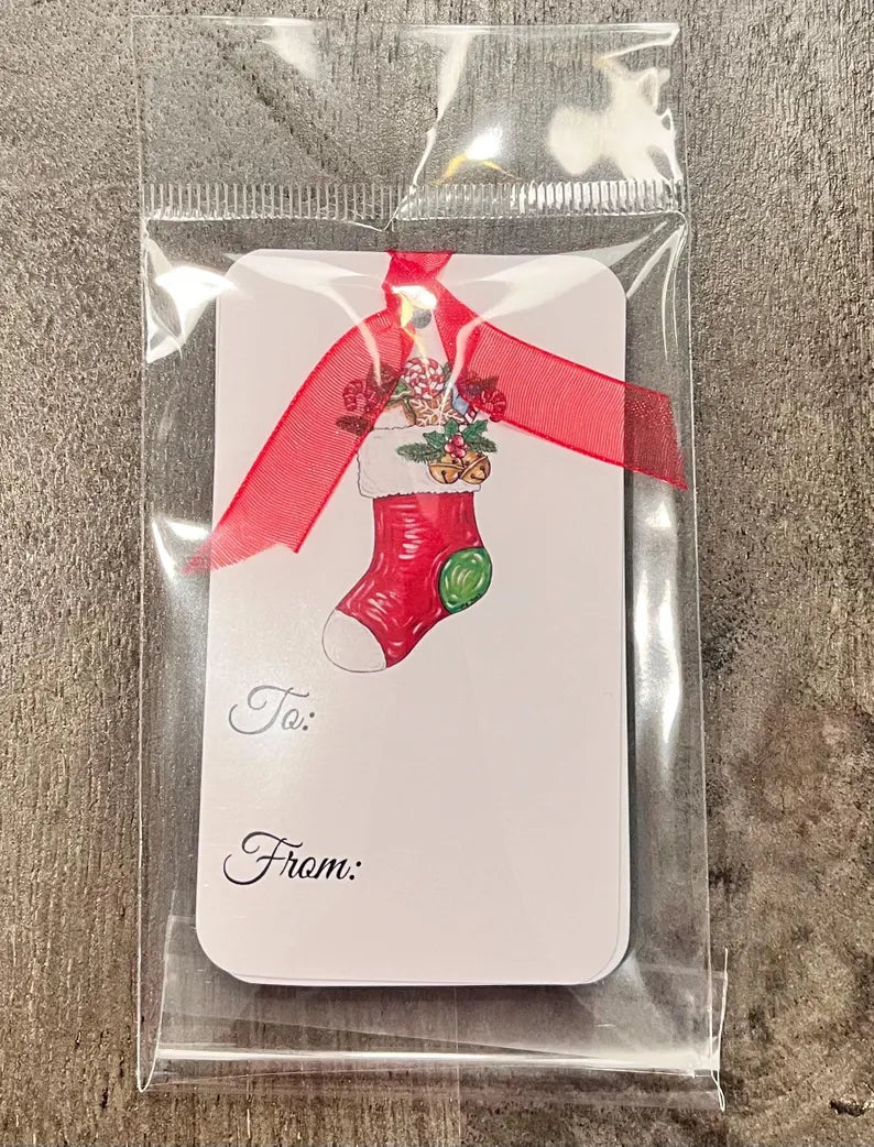 Christmas Christmas Stocking Gift Tags