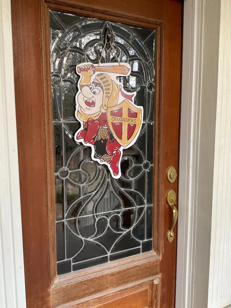 Brother Martin High School Crusader Door Hanger