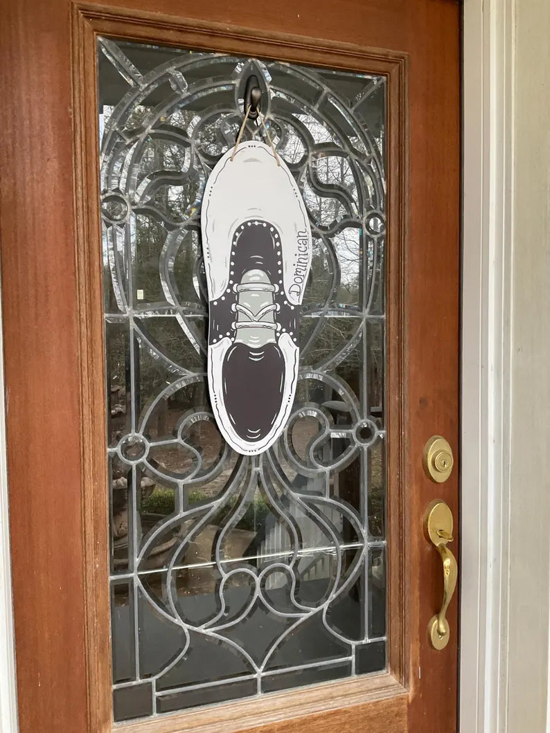 Dominican High School Shoe Door Hanger