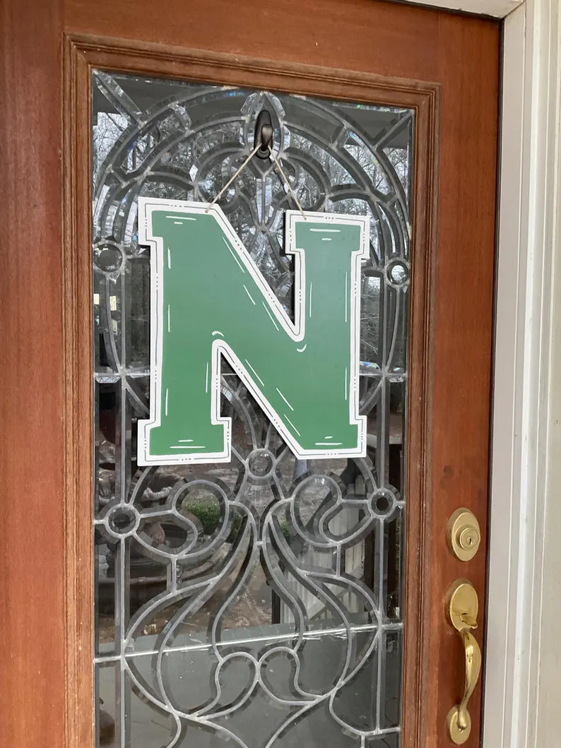 Newman School "N" Door Hanger