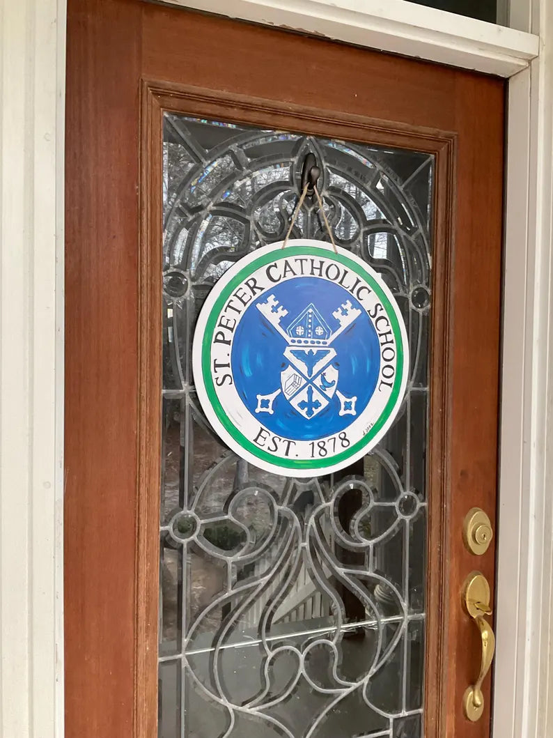 St. Peter Catholic School Door Hanger