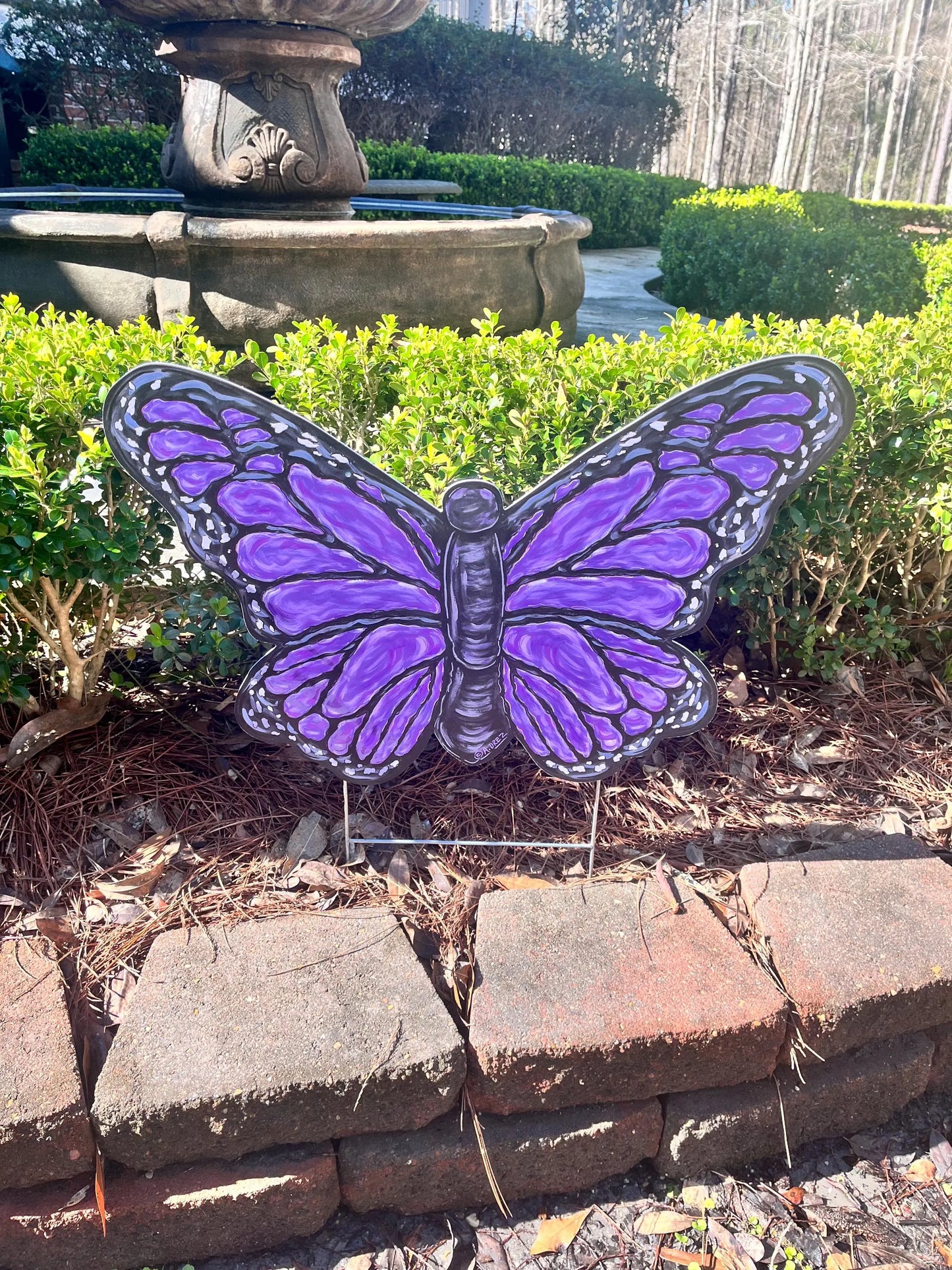 Butterfly- Mount Carmel Academy Yard Stake