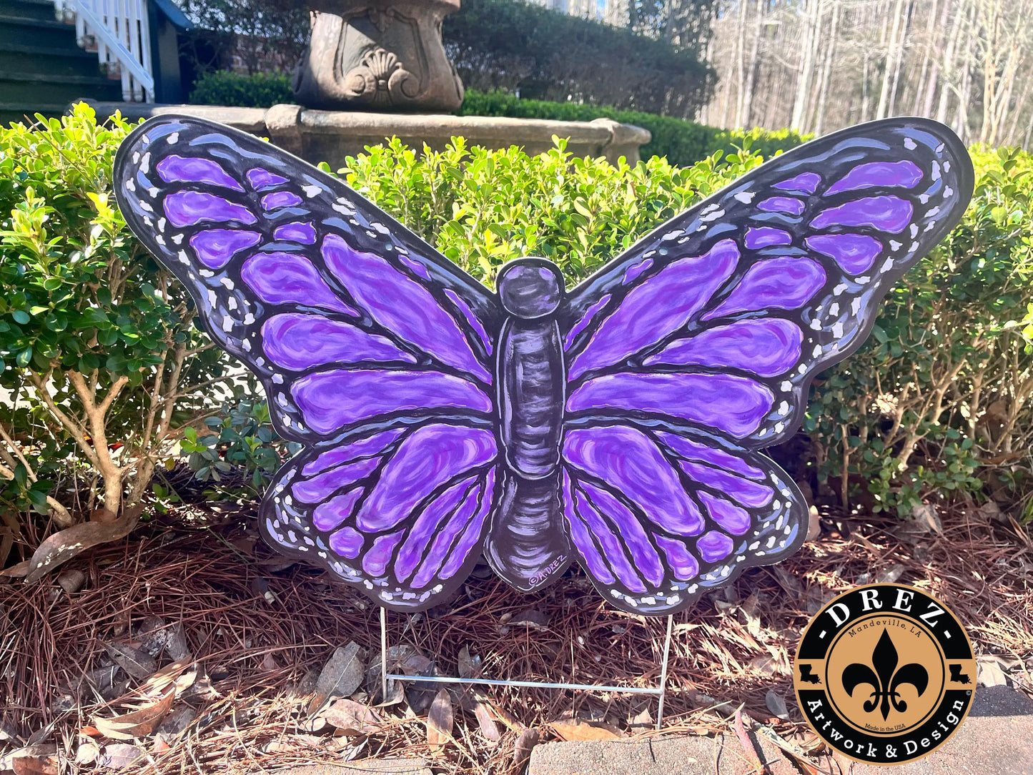 Butterfly- Mount Carmel Academy Yard Stake