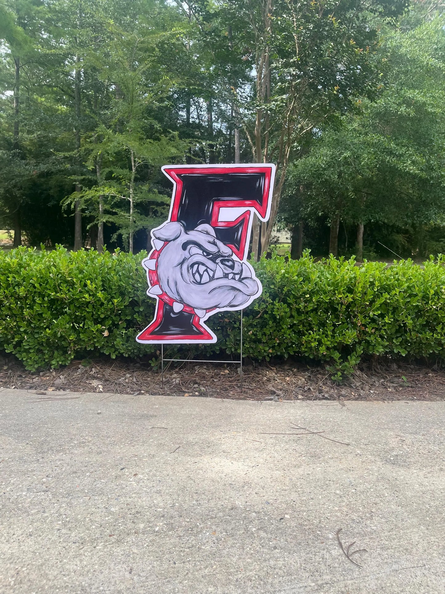 Fontainebleau High School Yard Stake