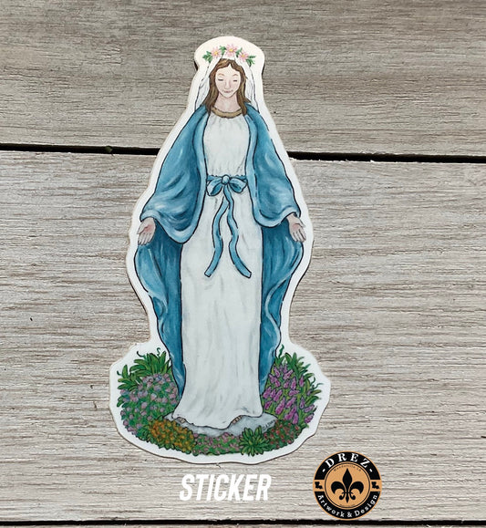 Blessed Mother Mary Sticker