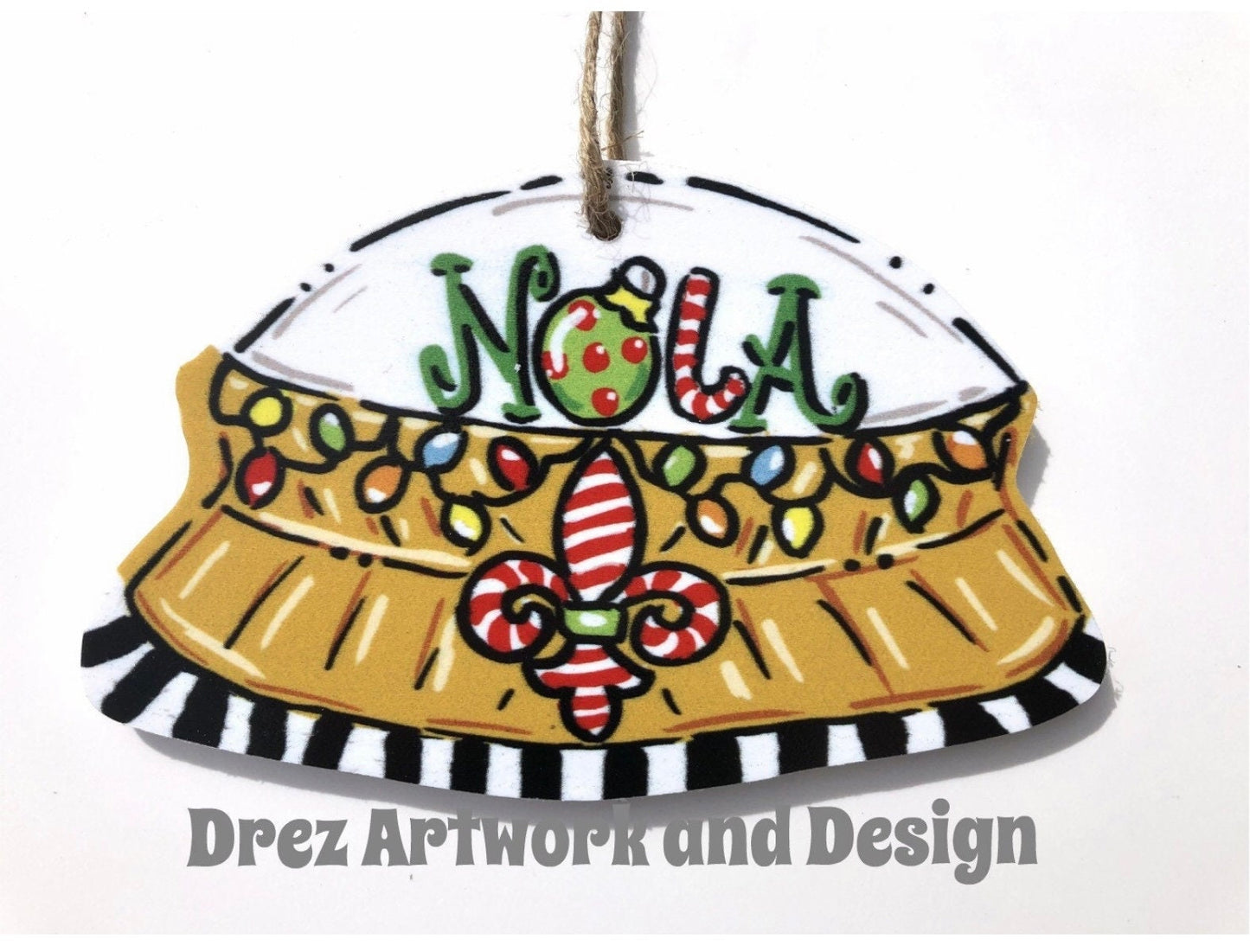 Superdome Nola Christmas Ornament