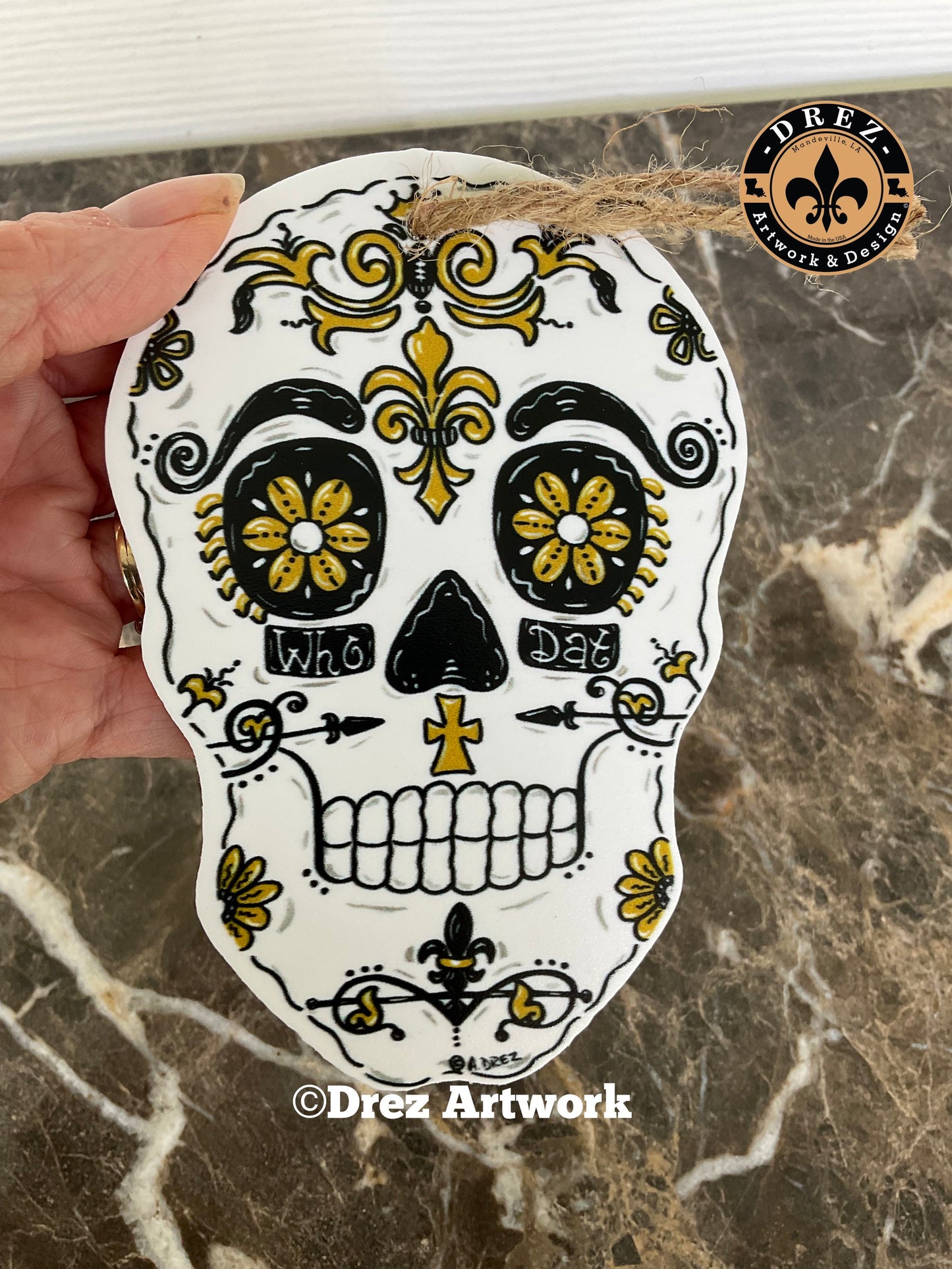 Sugar Skull Saints Ornament