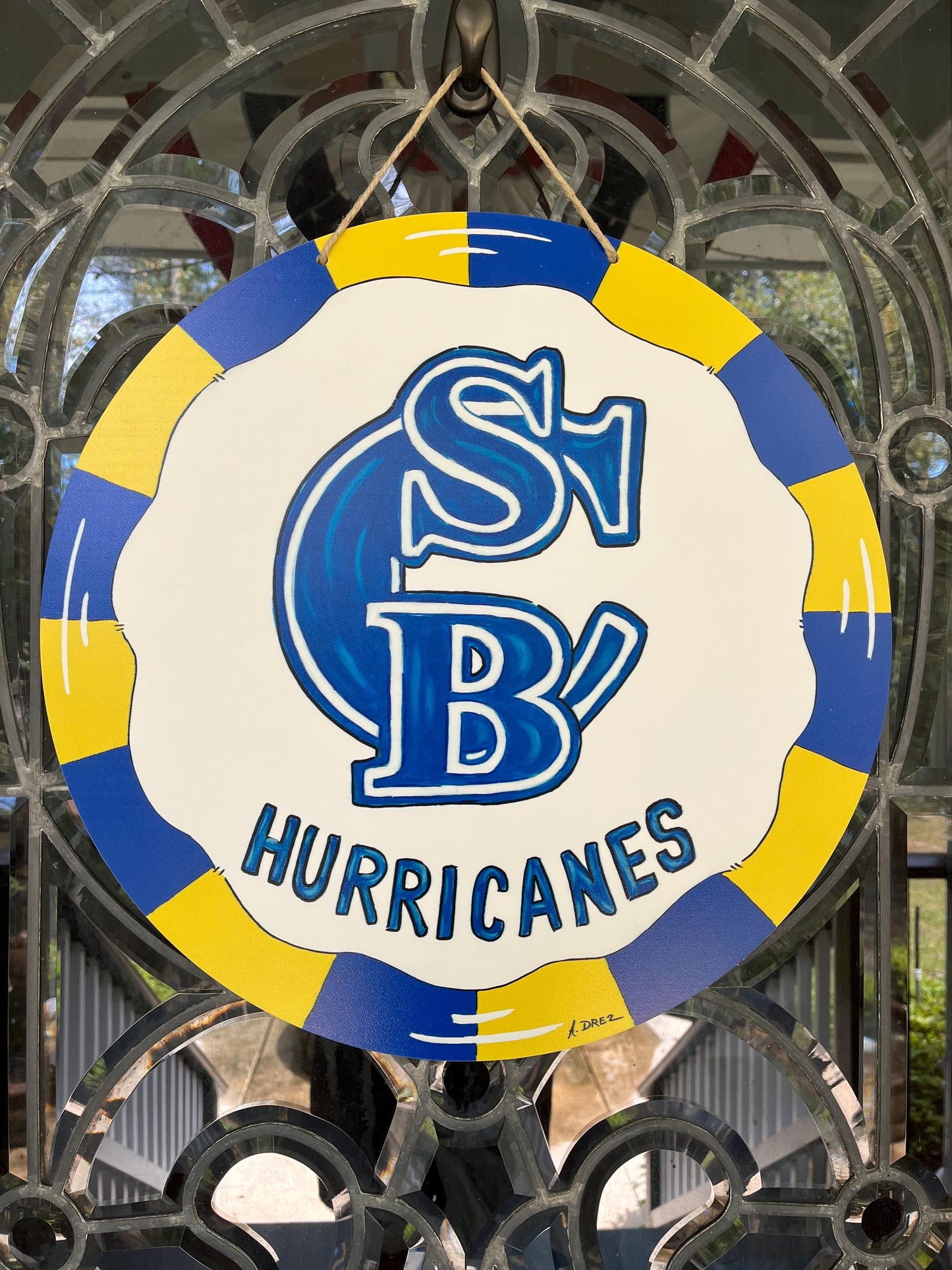 St Charles Hurricanes School Door Hanger
