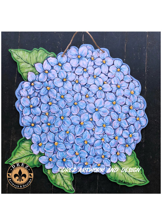 Hydrangea Door Hanger