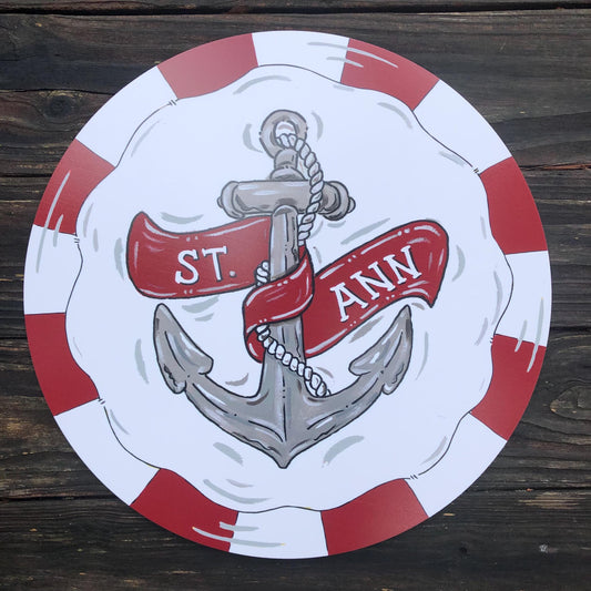 St Ann Catholic School Anchors Door Hanger