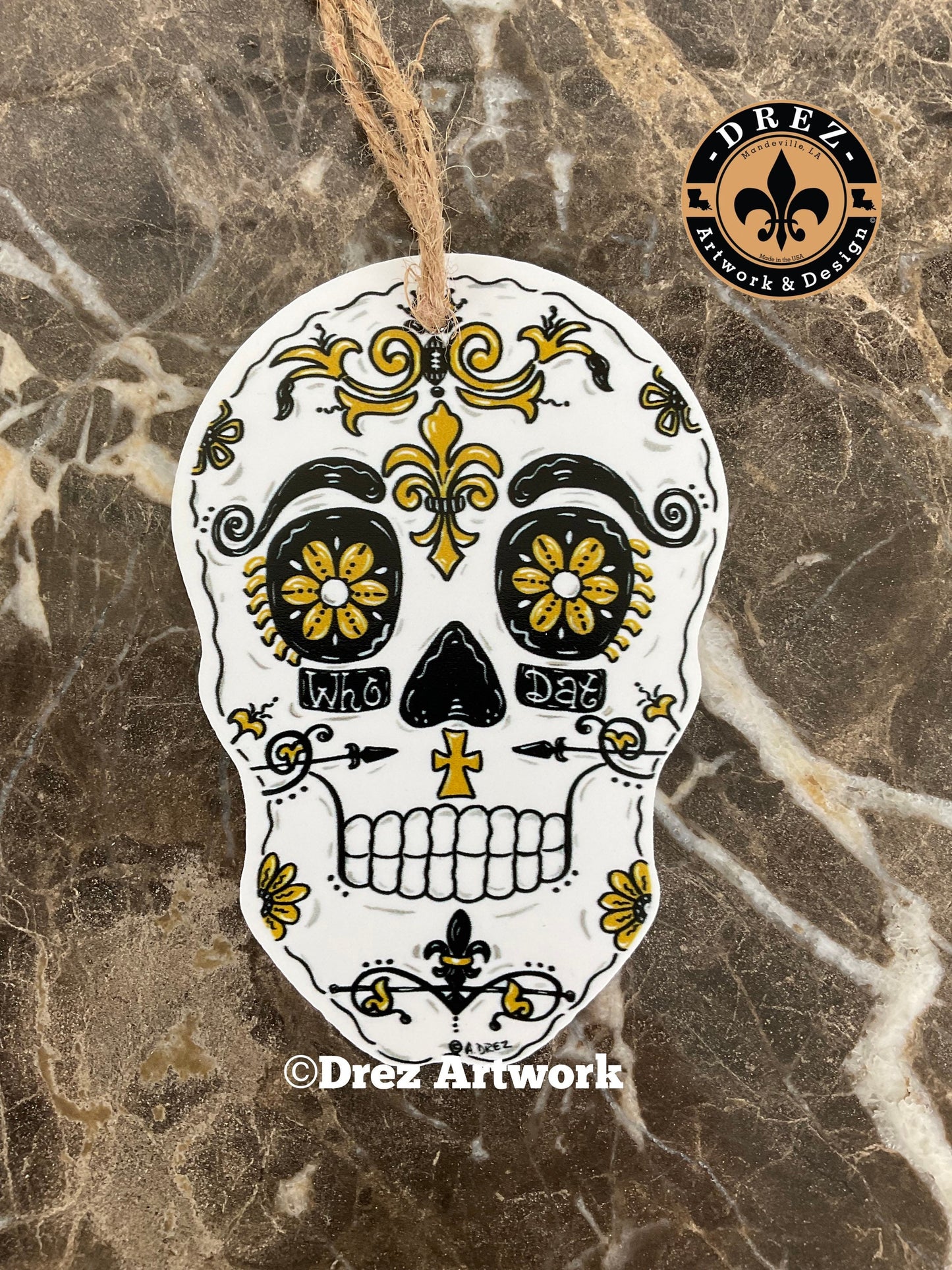 Sugar Skull Saints Ornament