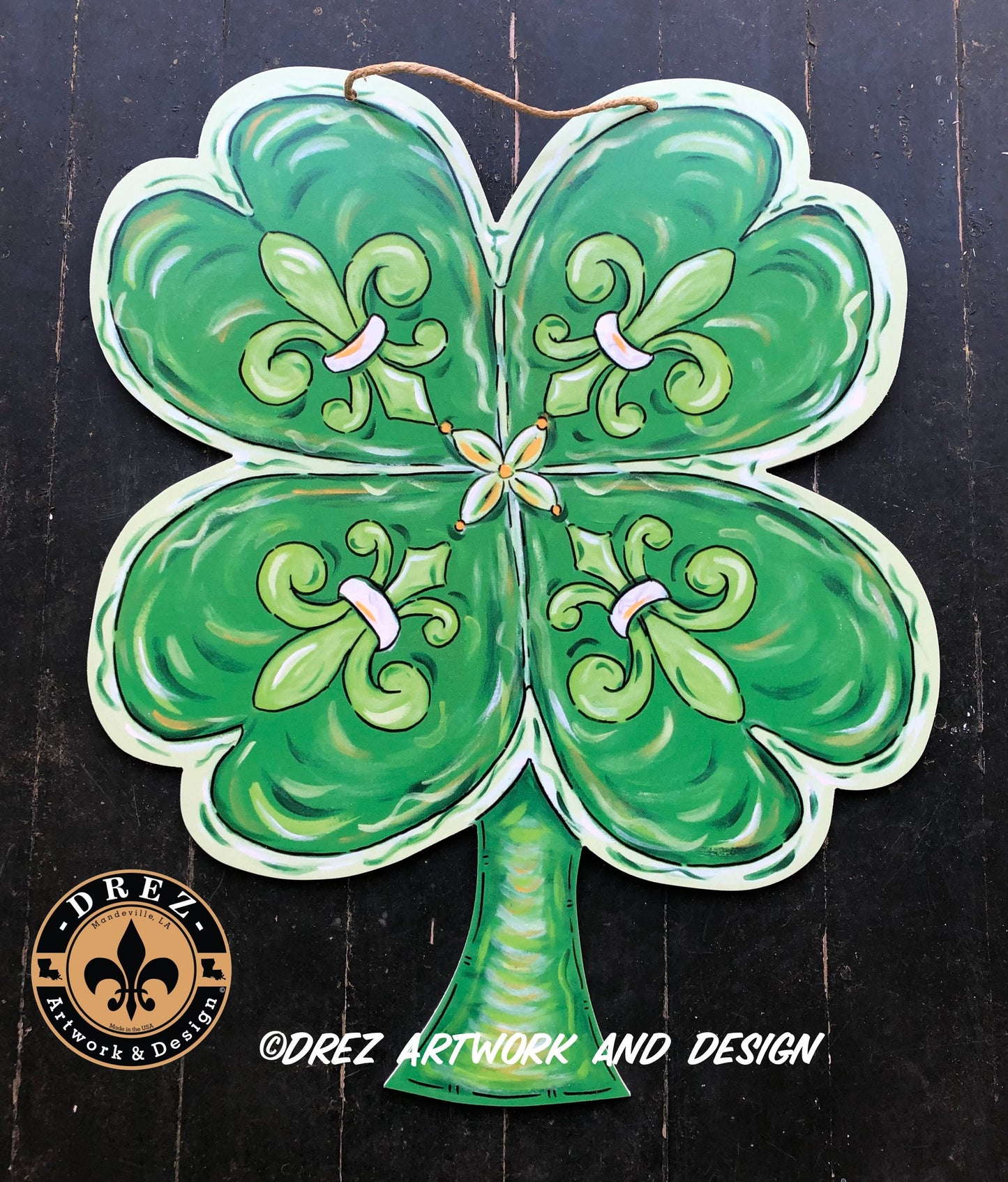 Clover St. Patties Day Door Hanger