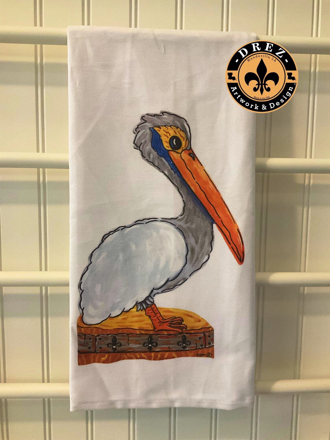Pelican Tea Towel