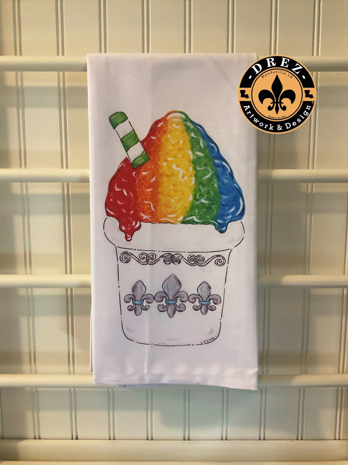 Snowball w/FDL Tea Towel
