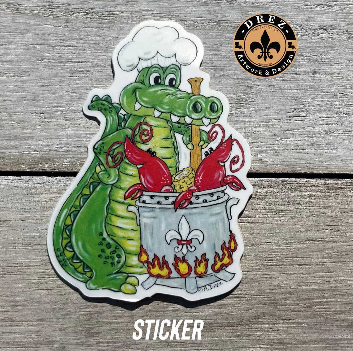 Gator Boil Sticker