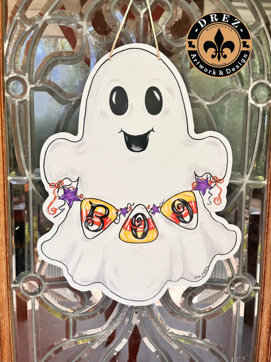 Ghost Boo Door Hanger