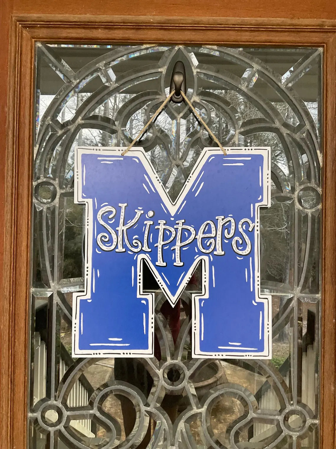 Mandeville High School Skippers "M" Door Hanger