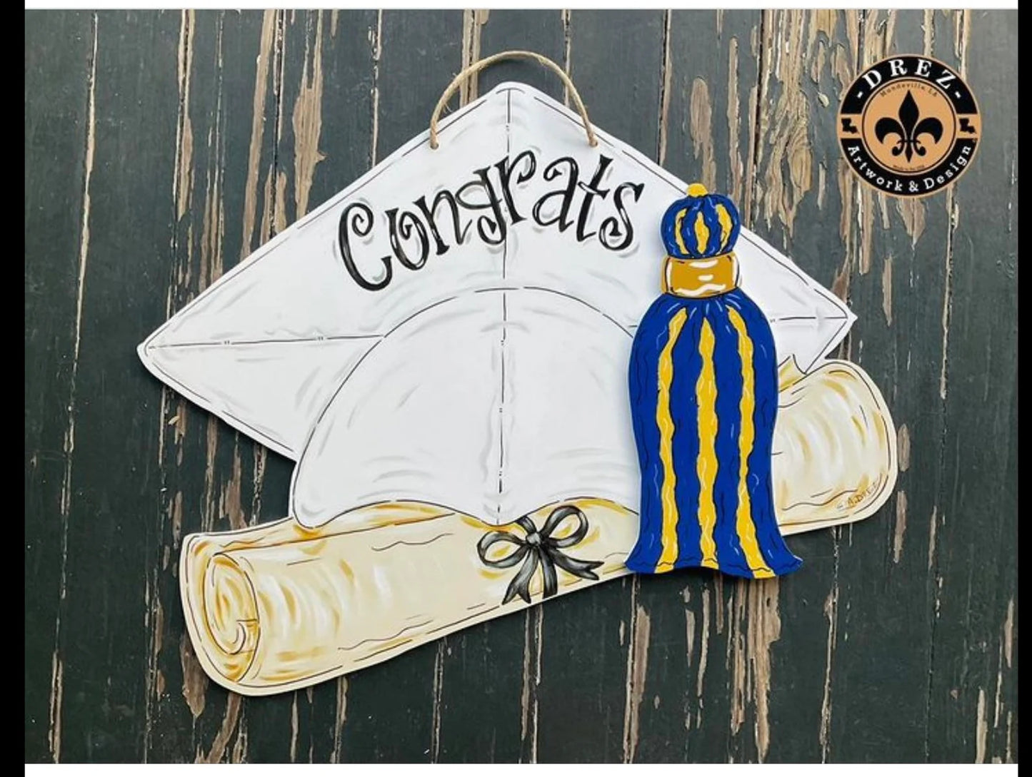 Graduation Cap Door Hanger