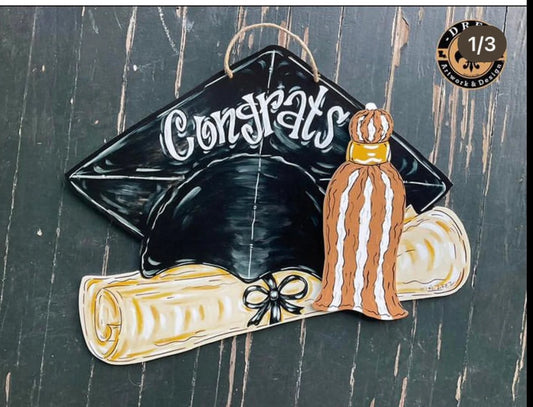 Graduation Cap Door Hanger