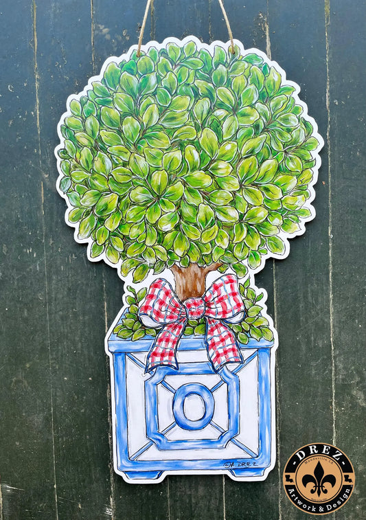 Topiary Door Hanger