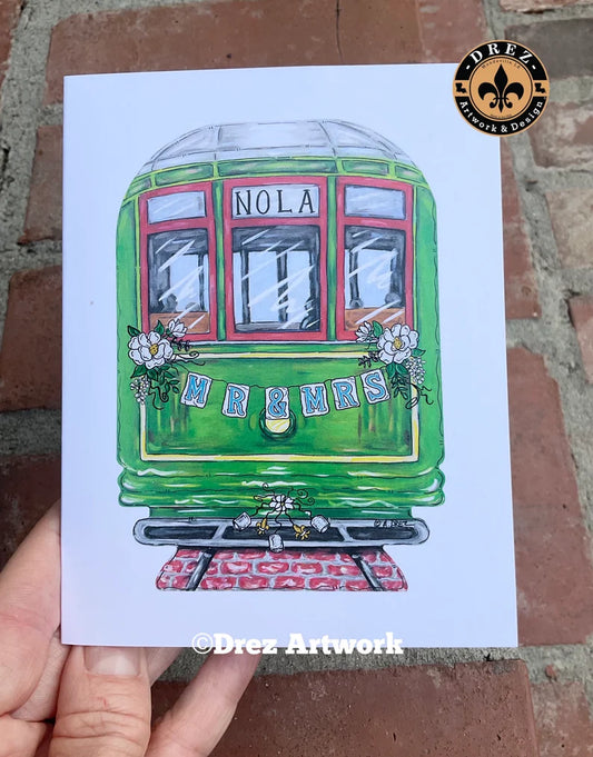 Streetcar Mr. & Mrs. Notecards