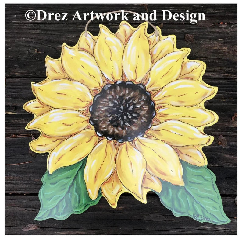 Sunflower Door Hanger