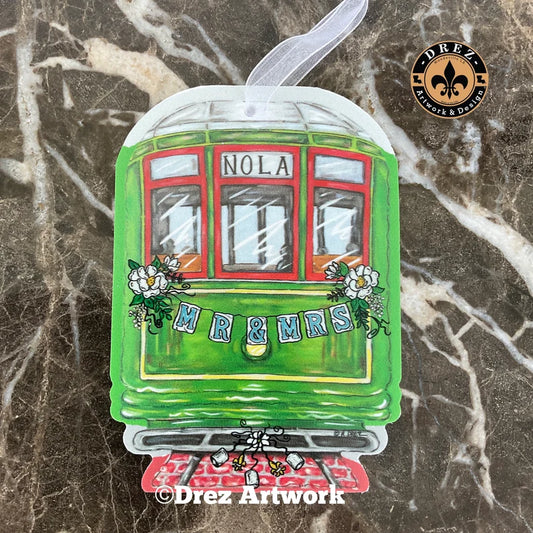 Streetcar Mr. & Mrs. Ornament