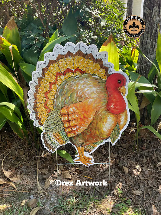 Turkey Yard Stake