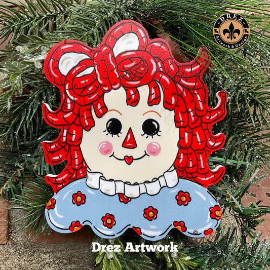 Raggedy Ann- Mount Carmel Academy Ornament