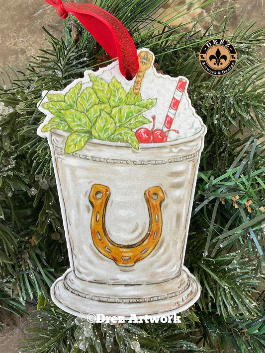 Mint Julep Ornament