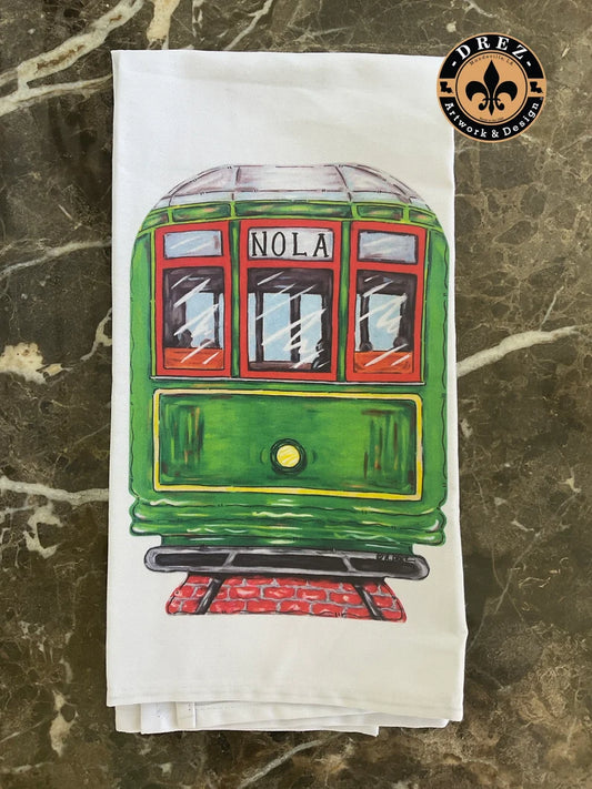 Streetcar Nola Tea Towel