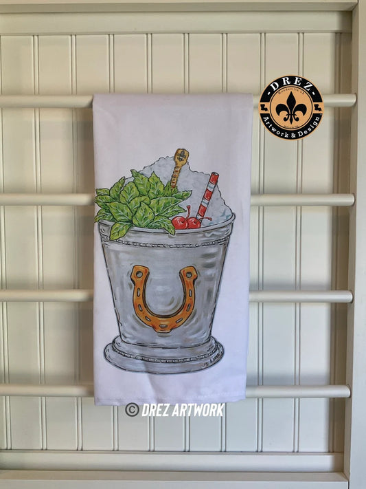 Mint Julep Tea Towel