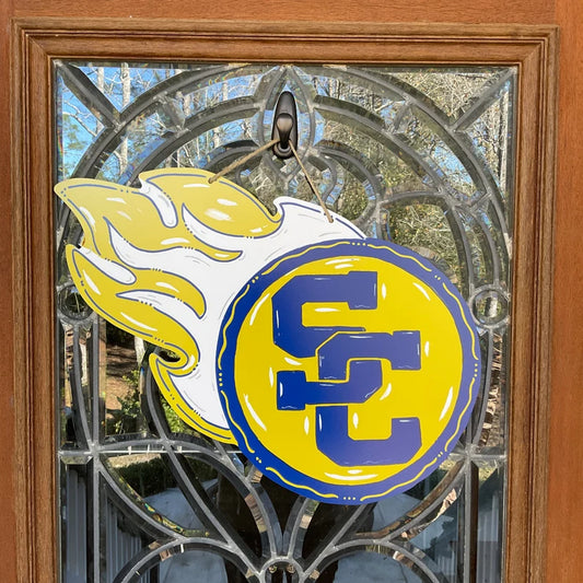 St. Charles High School Comets Door Hanger