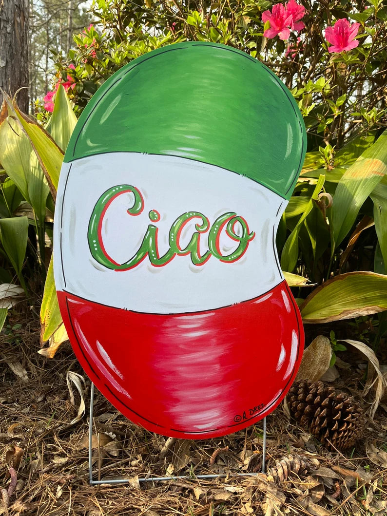 Italian Bean Door Yard Stake