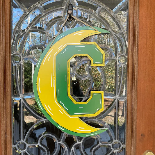Cabrini High School Crescent Moon Door Hanger