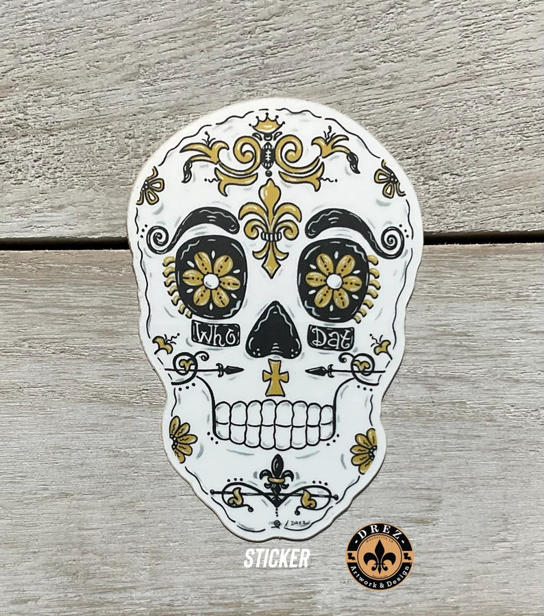 Sugar Skull Saints Sticker