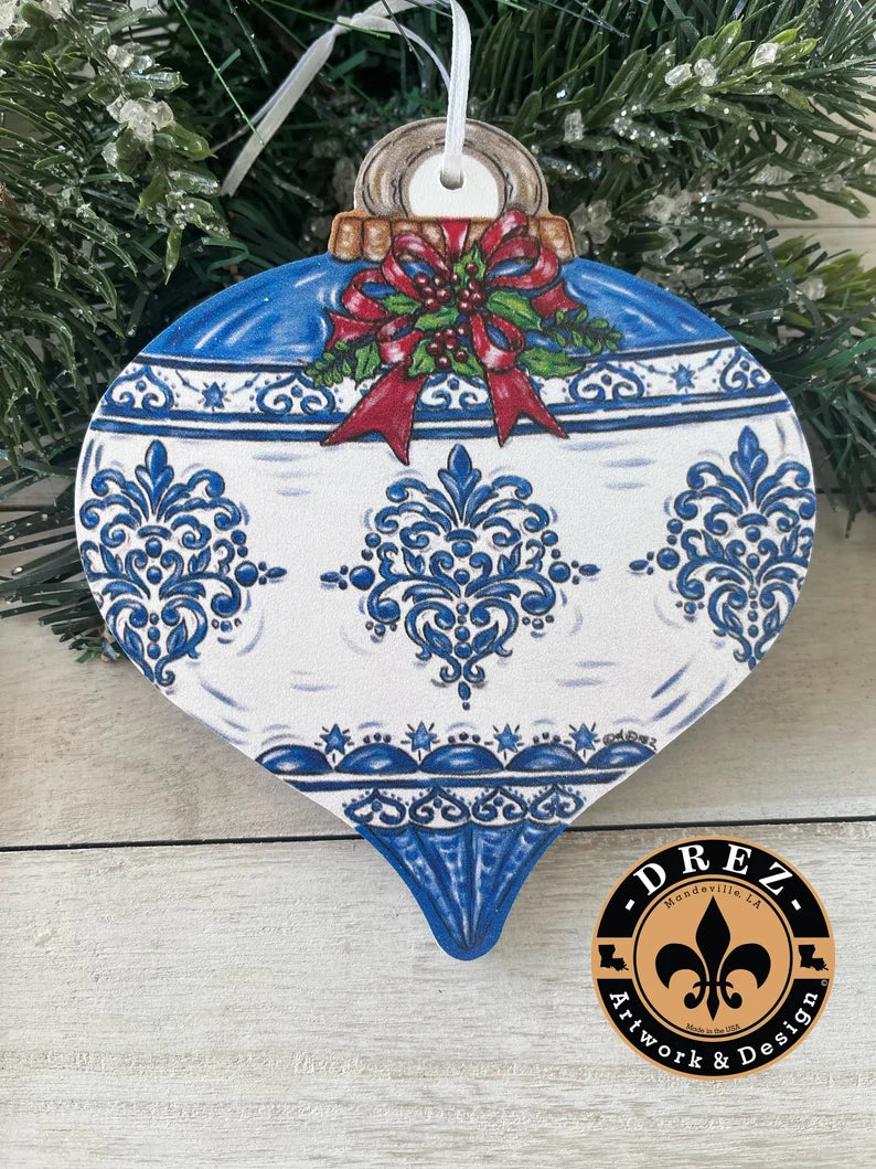Christmas Chinoiserie Ornament