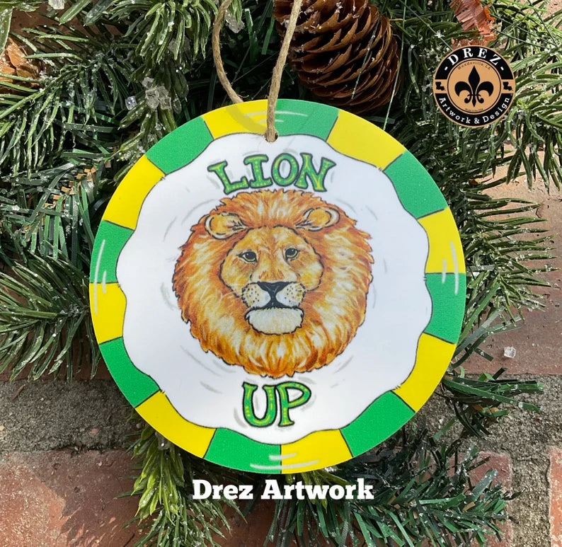 "Lion Up" Southeastern Louisiana University Ornament
