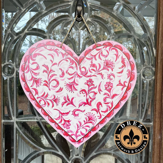 Valentine Heart Door Hanger