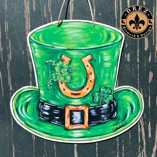 St. Patties Day Hat Door Hanger