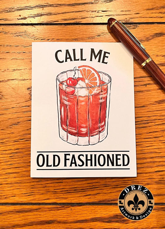 Call Me Old Fashioned Notecards