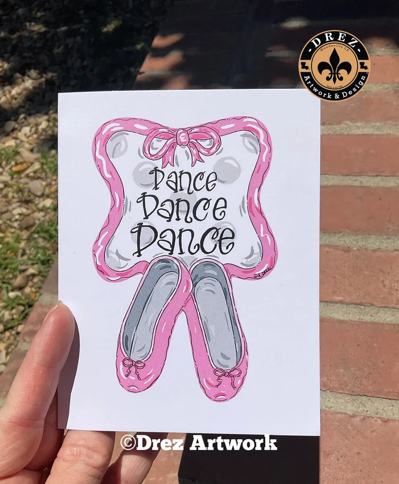 Ballerina Notecards