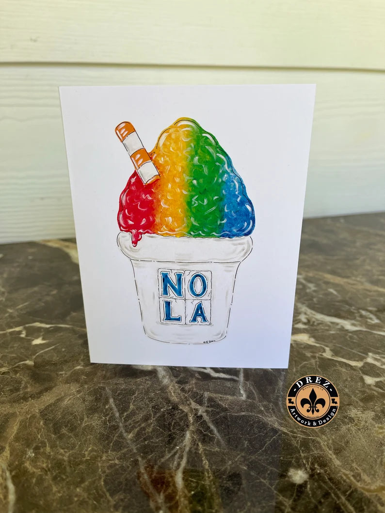 Snowball Nola Notecards
