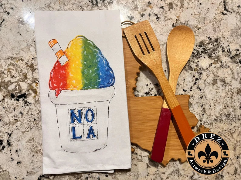 Snowball Nola Tea Towel
