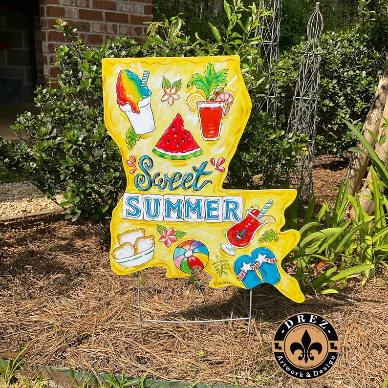 Louisiana Sweet Summer Yard Stake