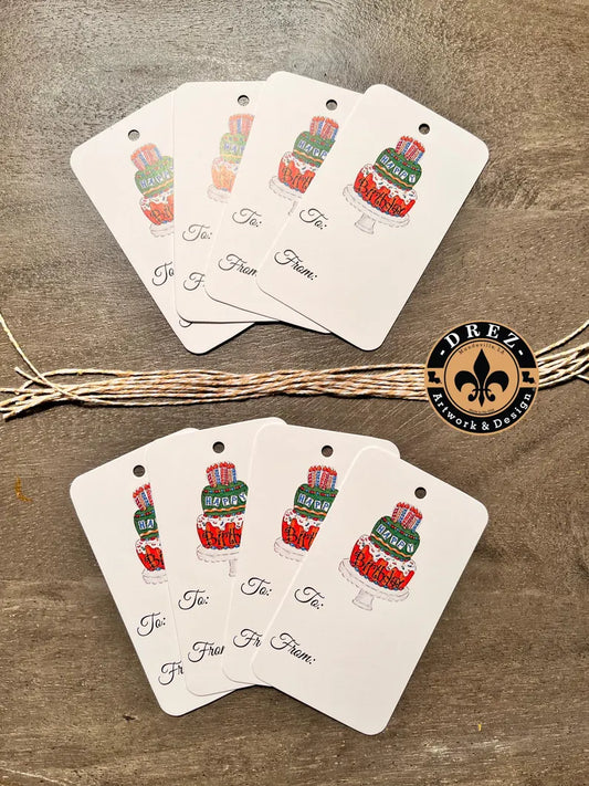 Birthday Cake Gift Tags