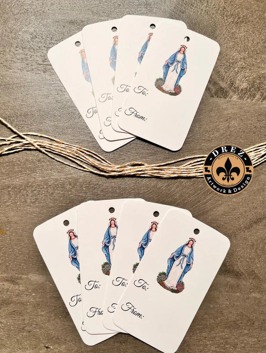 Blessed Mother Mary Gift Tags