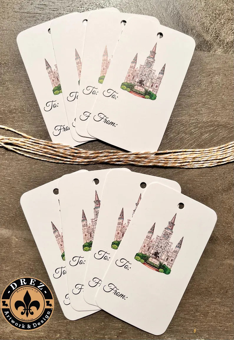 St. Louis Cathedral Gift Tags