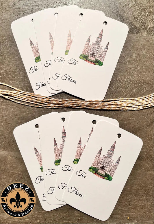 St. Louis Cathedral Gift Tags