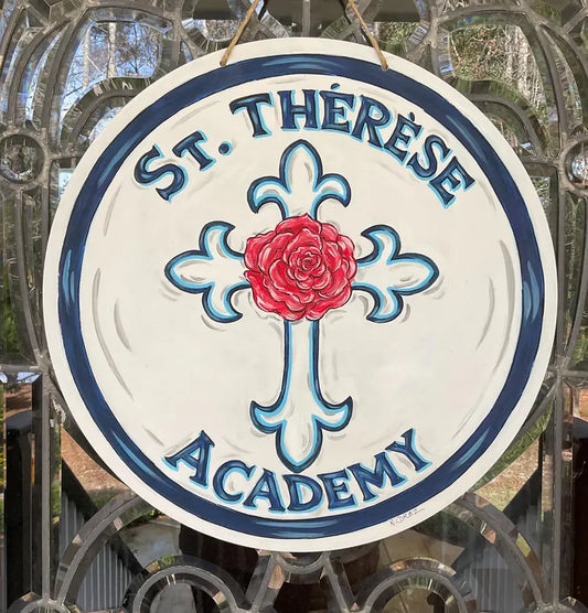 St. Therese Academy School Door Hanger